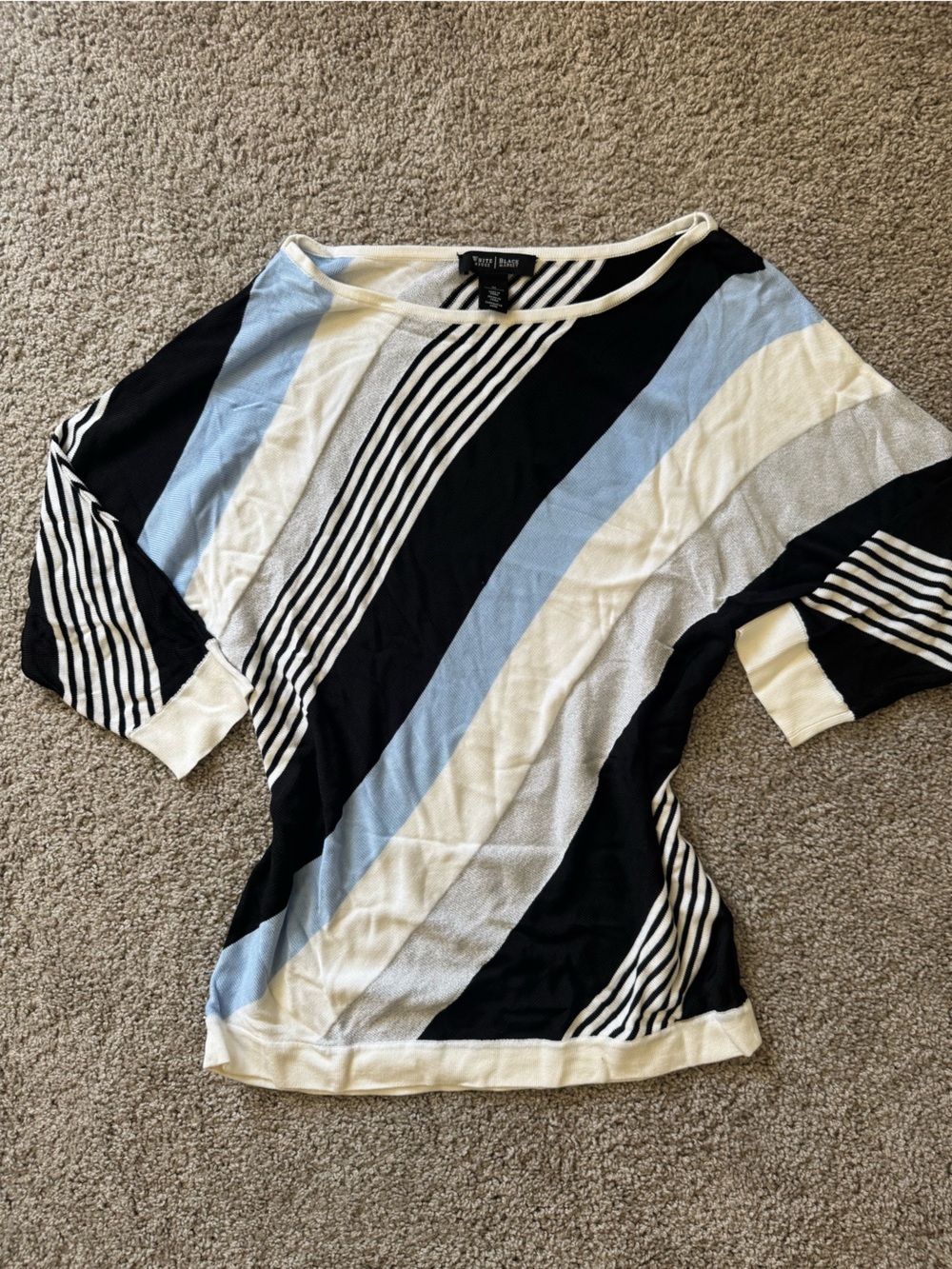 White House Black Market Striped Top